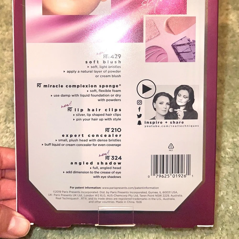 ⭐️NEW⭐️ NWT REAL TECHNIQUES Flawless Sparkle Set